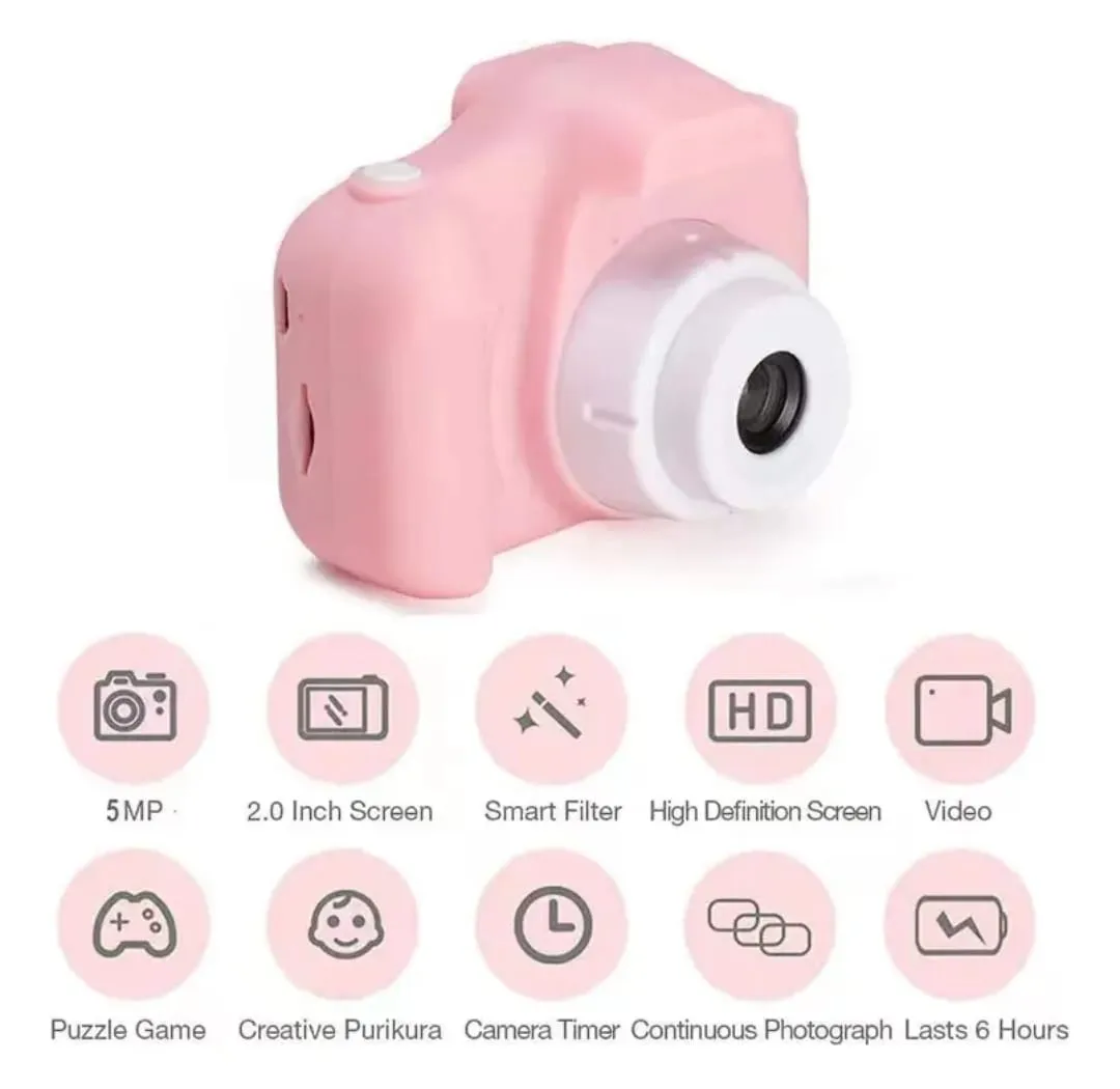 Cámara Digital Infantil 1080P | Recargable
