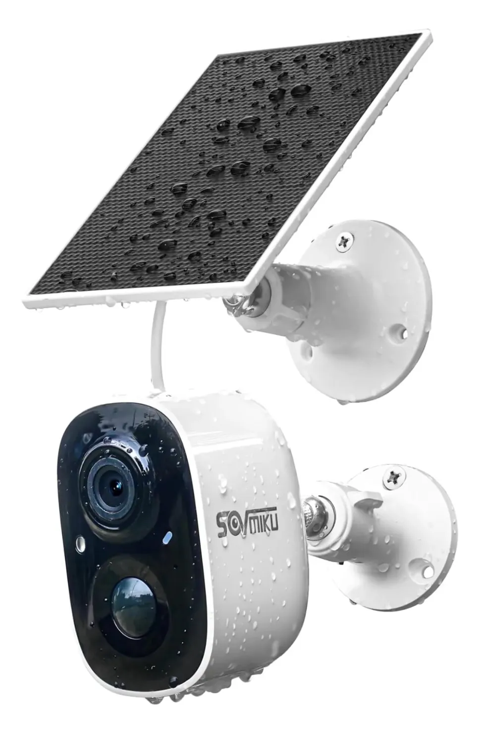 Cámara de Seguridad Solar 1080P con WiFi y Visión Nocturna