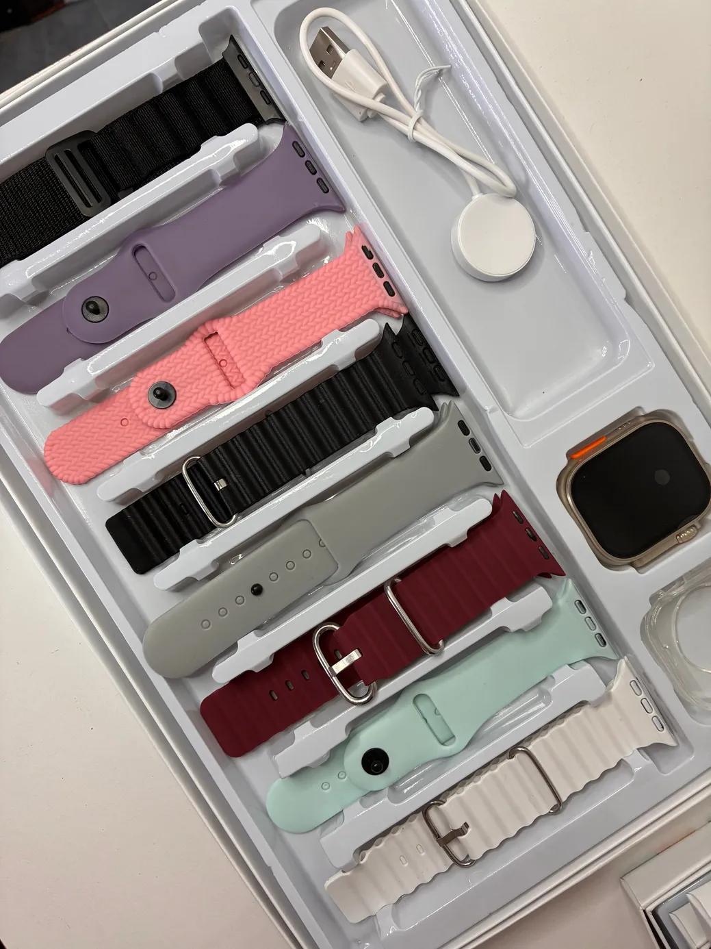 Cofre 8 en 1 Smartwatch Serie Premium + Accesorios | Compatible con iOS y Android