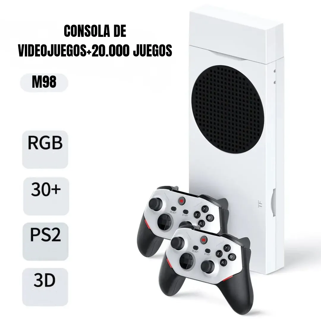 GameStick M88 Plus | Consola Retro 256GB con Emulador PS2 y Mandos Recargables