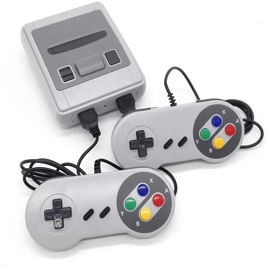 Consola Retro Estilo Super Nintendo – Super Mini SFC con 620 Juegos Clásicos Integrados