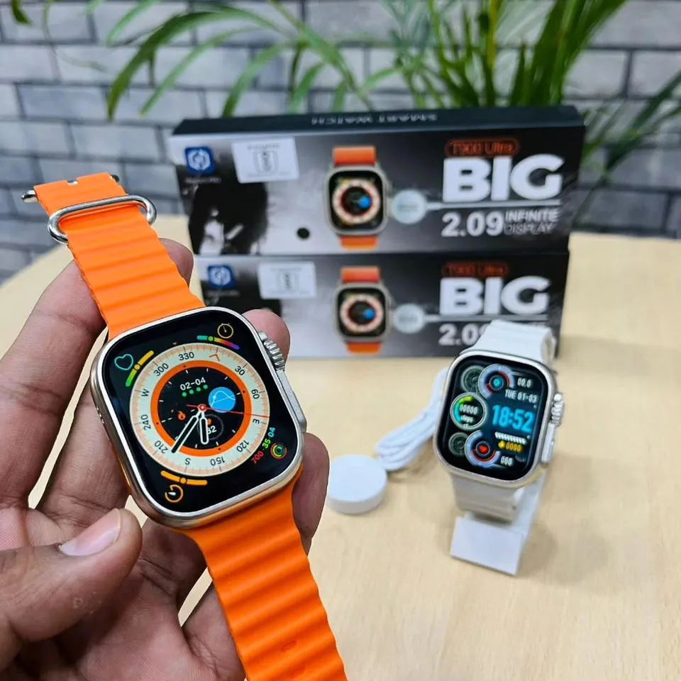Smartwatch T900 Ultra 2 Bisel Plata