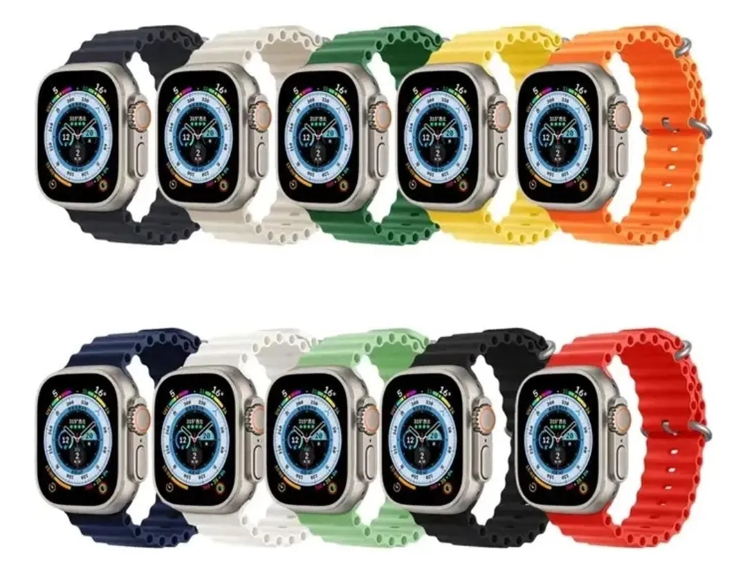 Smartwatch T900 Ultra 2 Bisel Plata