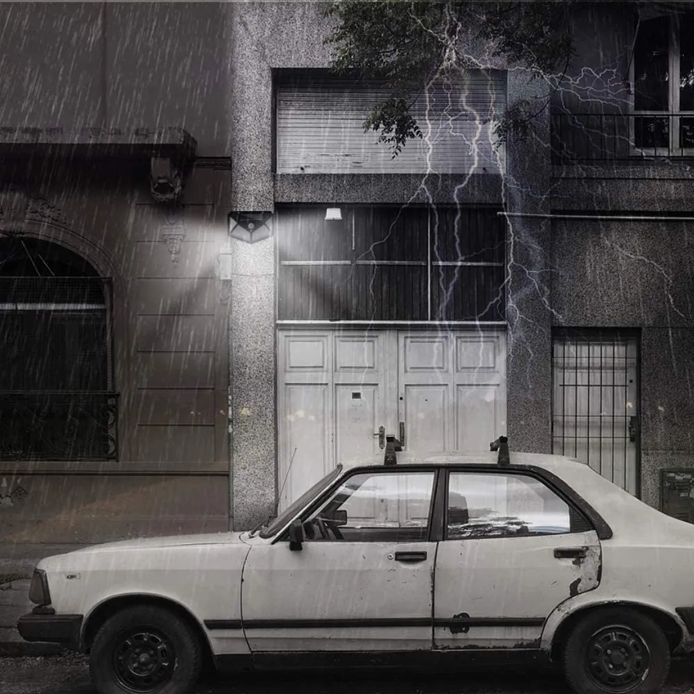 Foco LED Solar con Sensor de Movimiento 