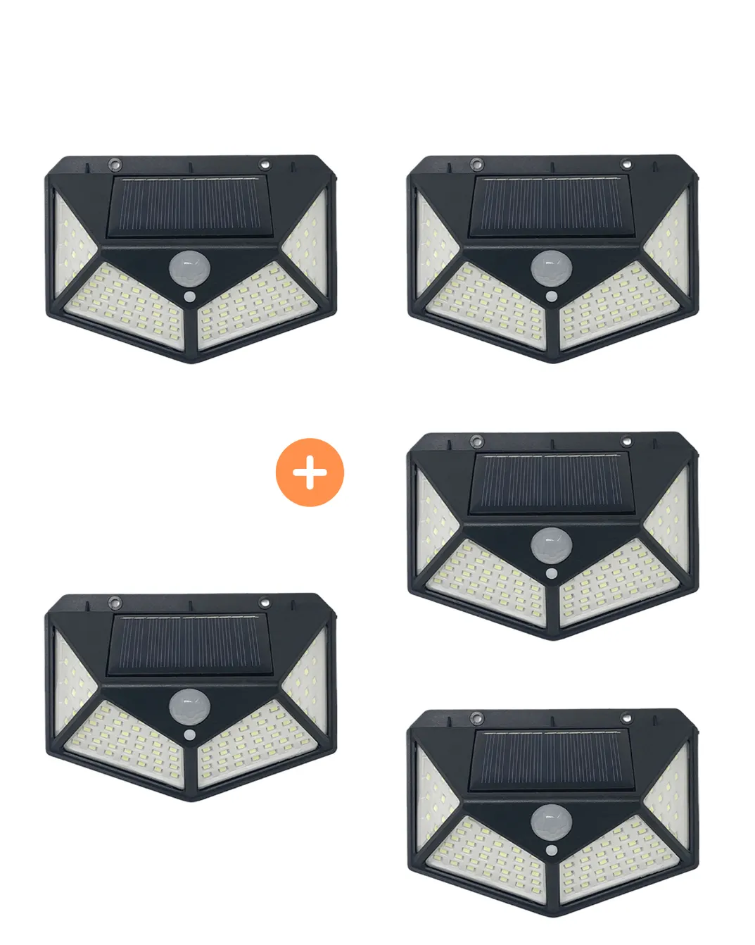 Foco LED Solar con Sensor de Movimiento 