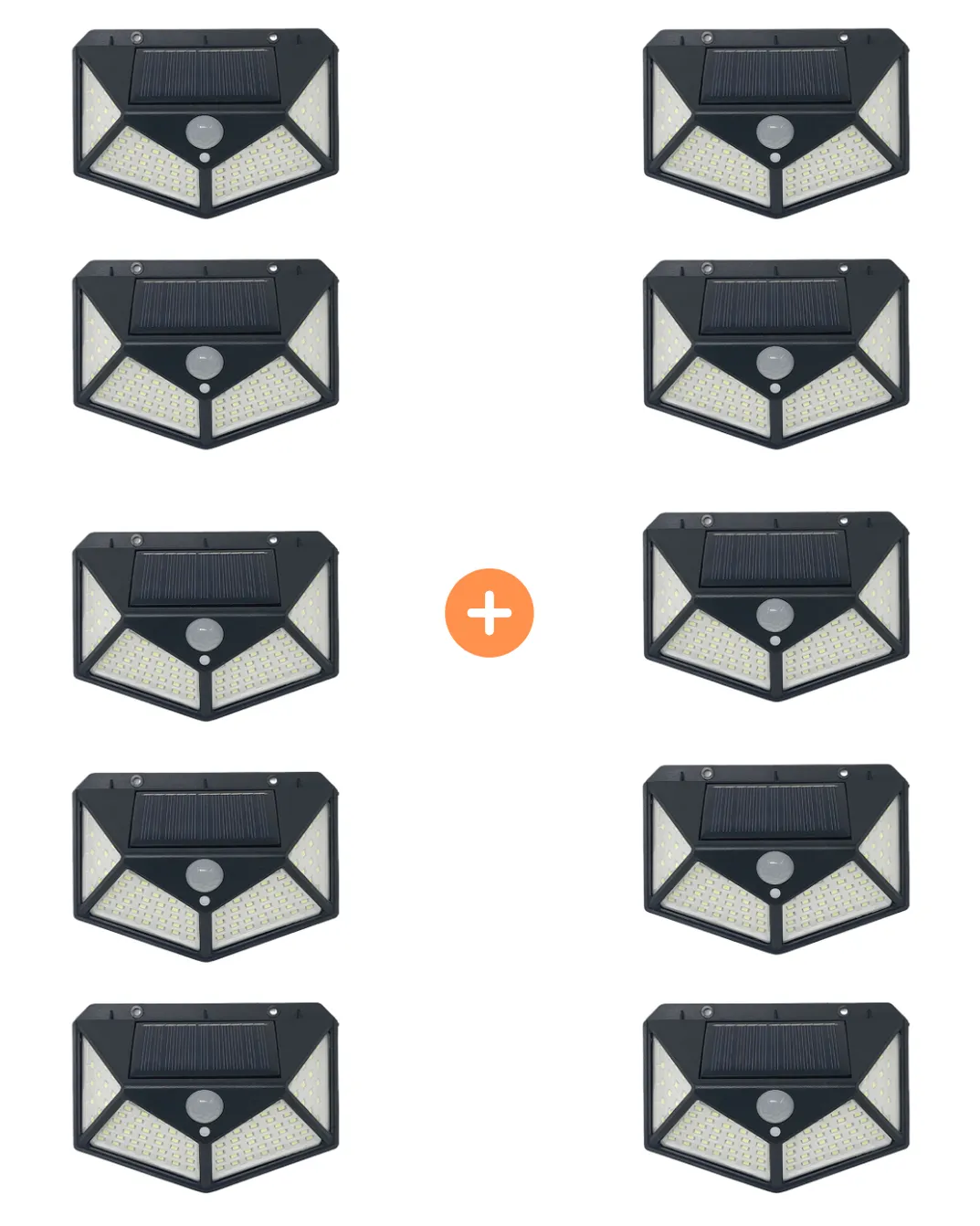 Foco LED Solar con Sensor de Movimiento 