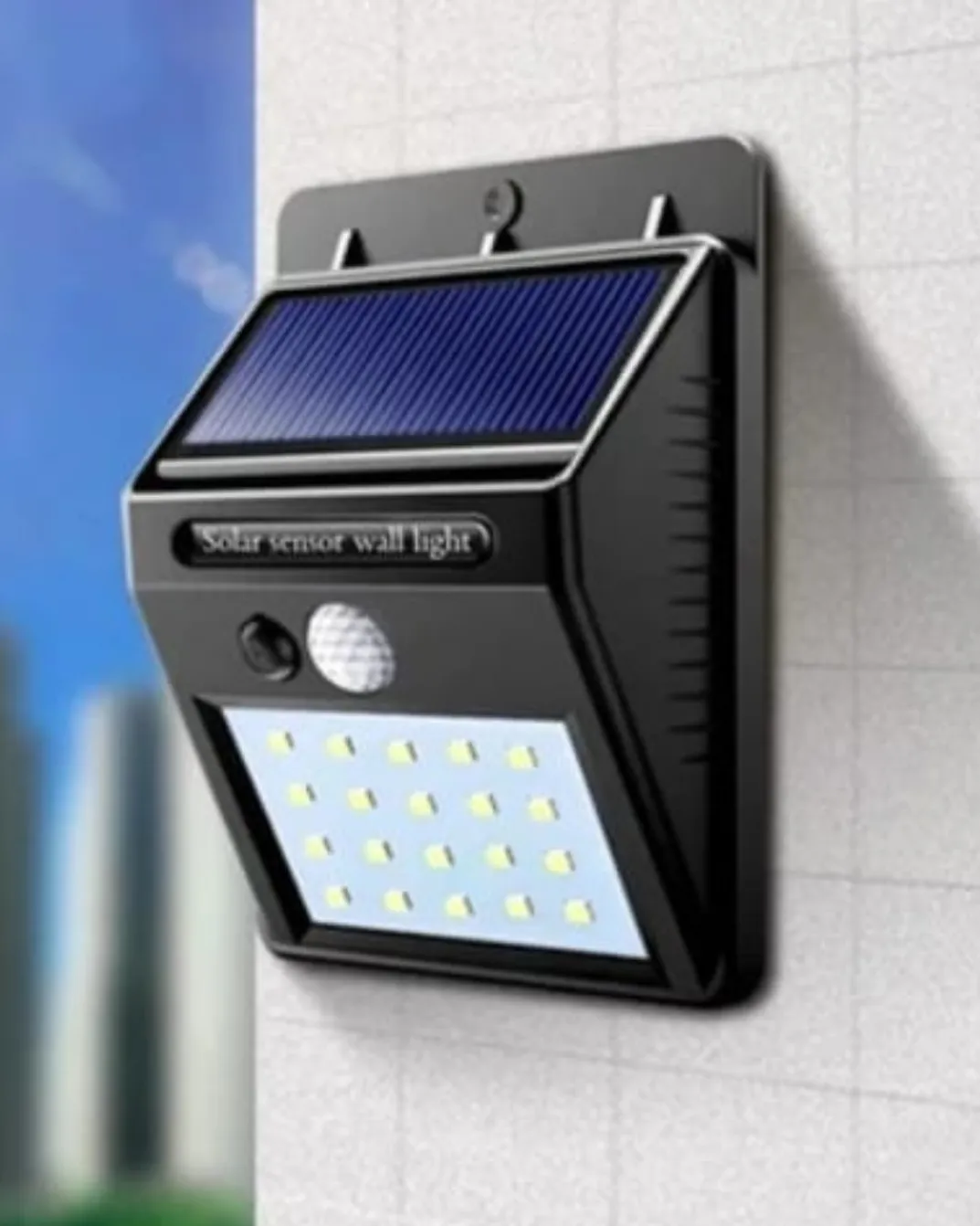 Foco Luz Led Solar Exterior Con Sensor De Movimiento 48 Led / Fotocélula