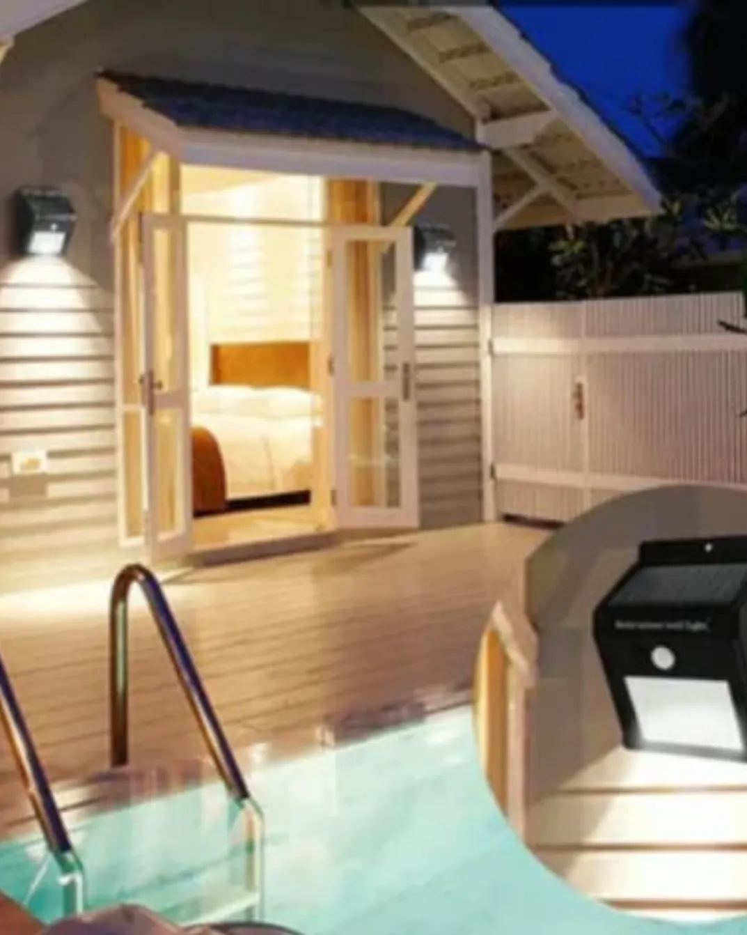 Foco Luz Led Solar Exterior Con Sensor De Movimiento 48 Led / Fotocélula