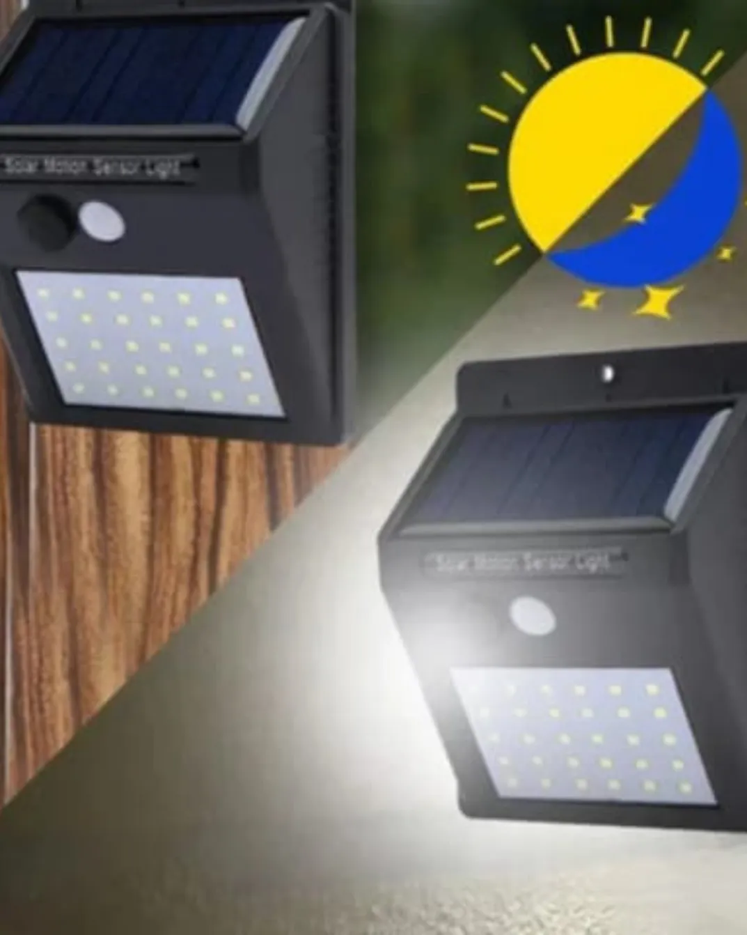 Foco Luz Led Solar Exterior Con Sensor De Movimiento 48 Led / Fotocélula