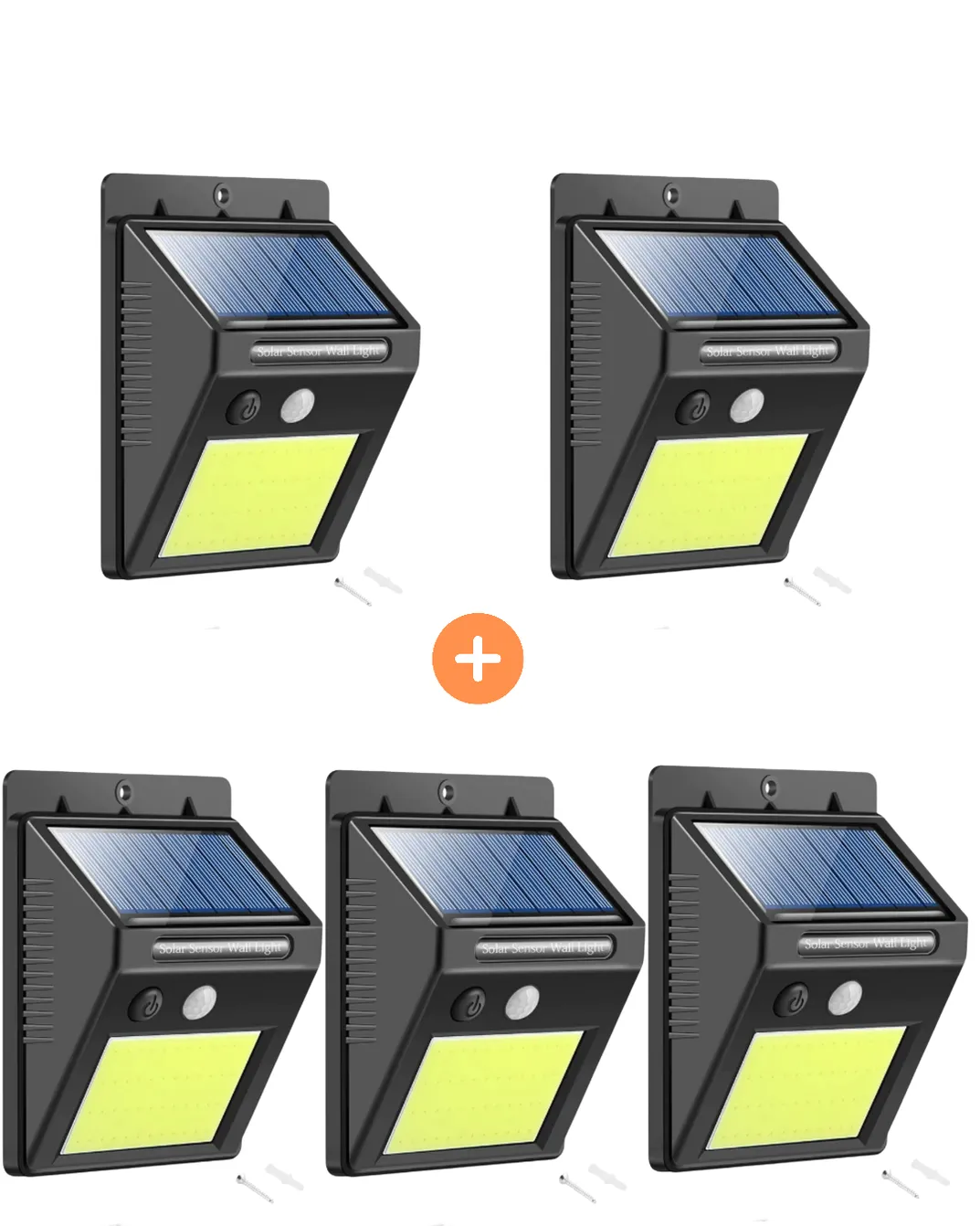 Foco Luz Led Solar Exterior Con Sensor De Movimiento 48 Led / Fotocélula