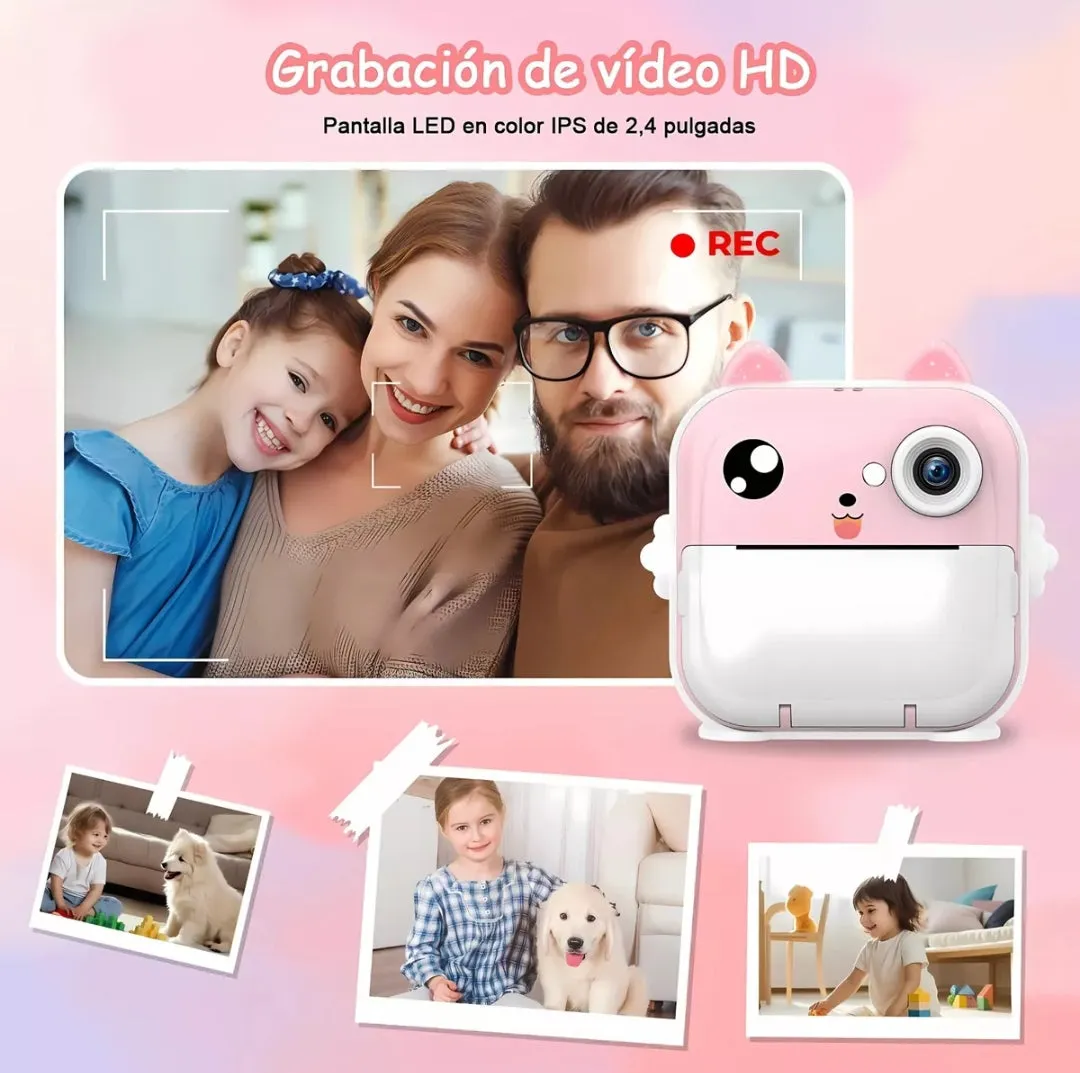 Cámara Instantánea para Crear Recuerdos en un Segundo