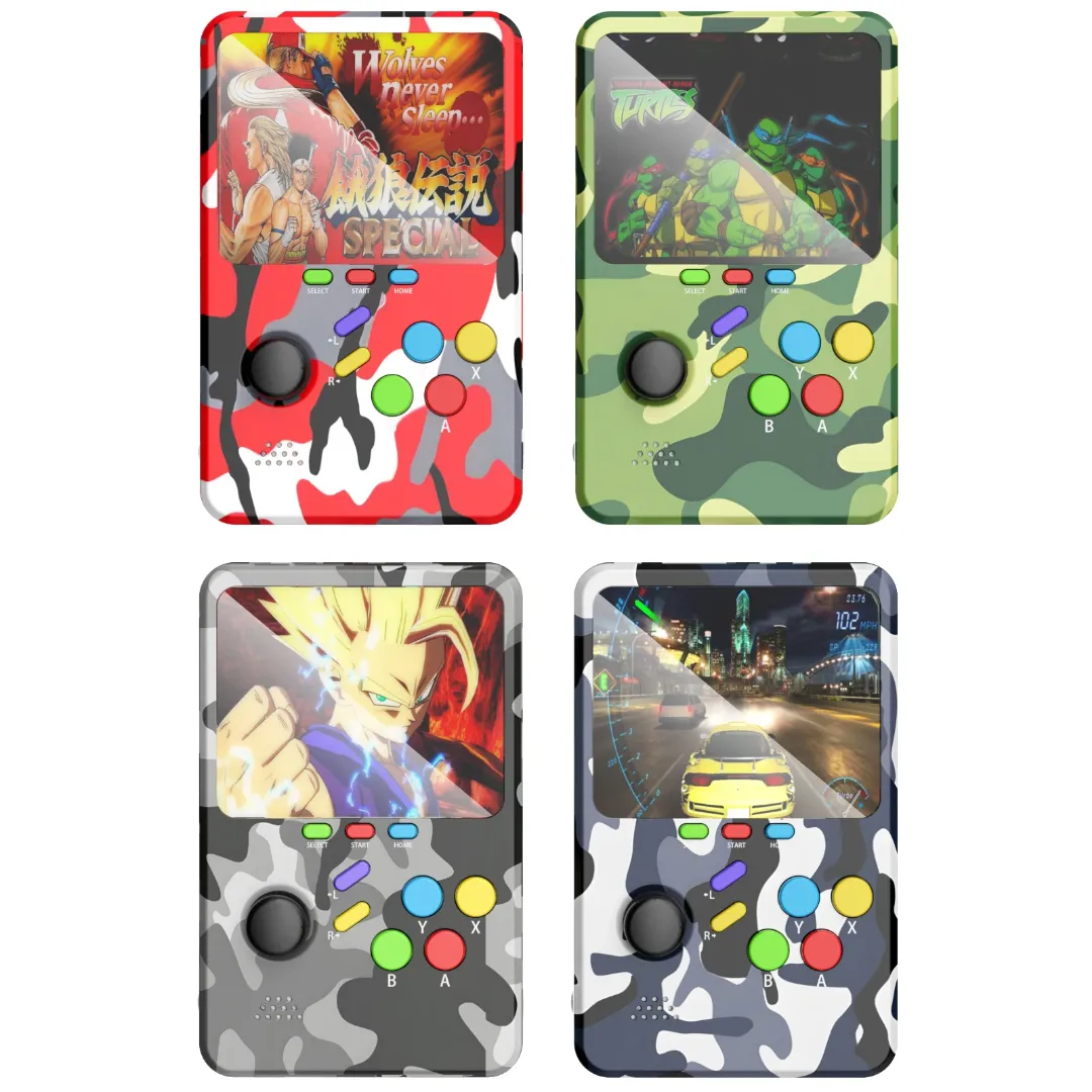 Consola Retro Portátil Q2 con Más de 10.000 Juegos – Emuladores PS1, Nintendo, Sega y Arcade