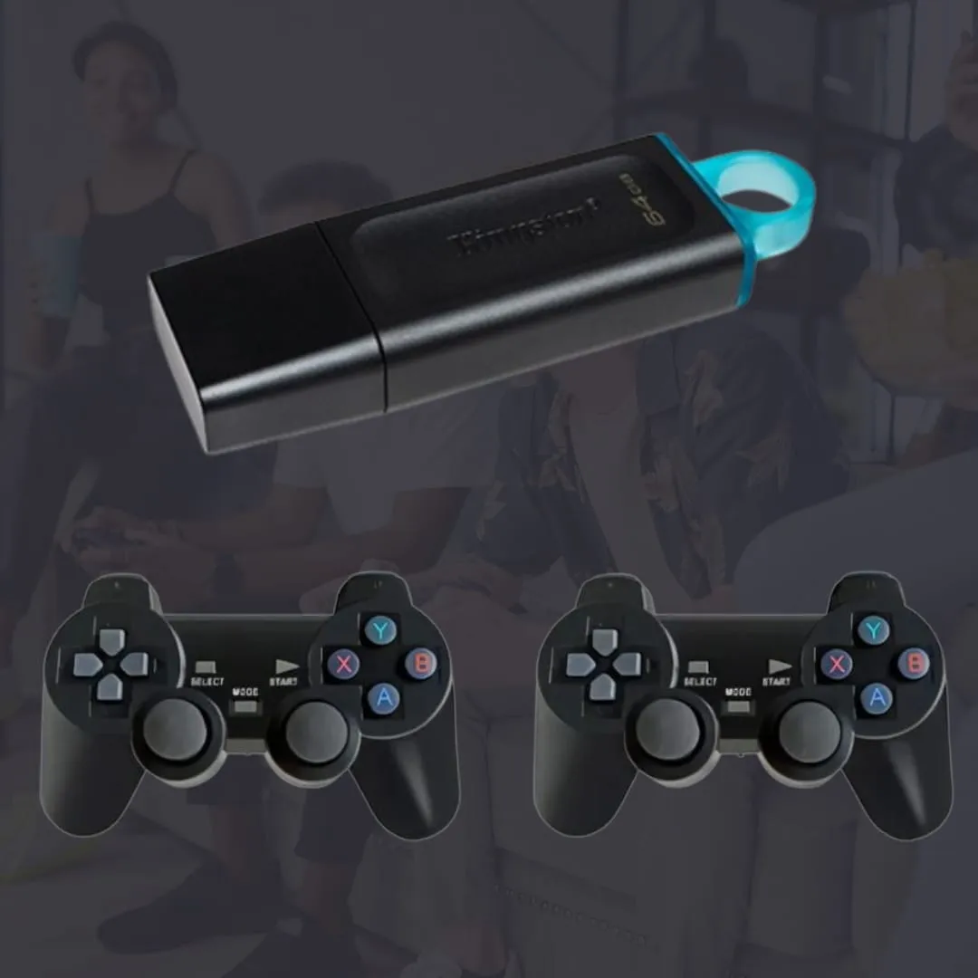Pendrive Retro Gamer 64GB con +30.000 Juegos – Emuladores PSP, PS1, N64 y Dreamcast