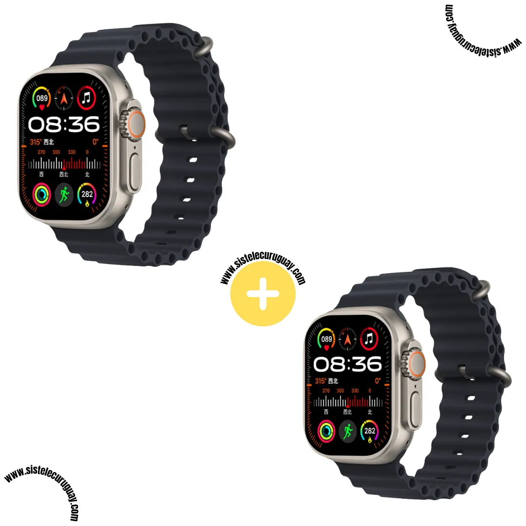 2 Smartwatch T900 Ultra 2 | Serie 9 con Llamadas, Salud, Música y Notificaciones Inteligentes