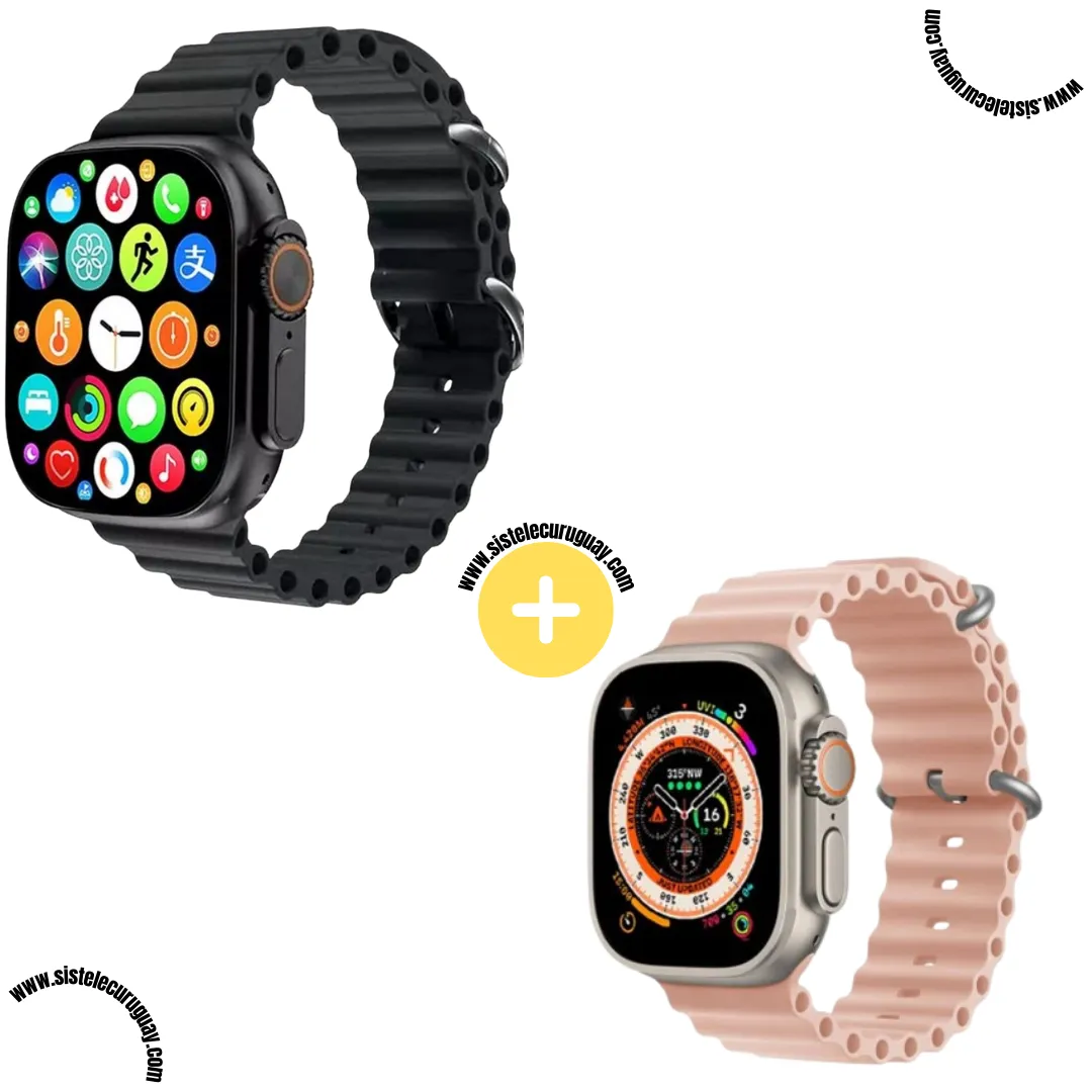 2 Smartwatch T900 Ultra 2 | Serie 9 con Llamadas, Salud, Música y Notificaciones Inteligentes