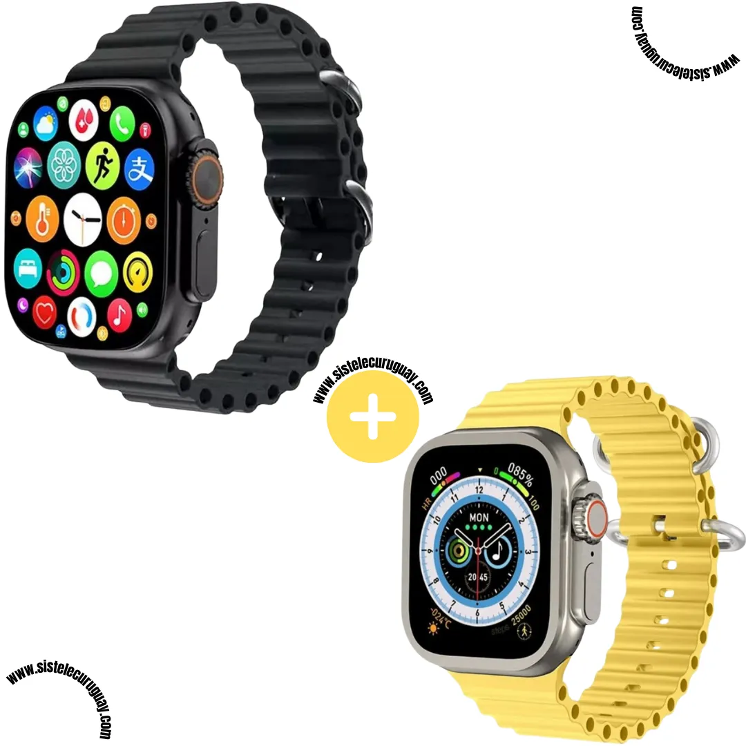 2 Smartwatch T900 Ultra 2 | Serie 9 con Llamadas, Salud, Música y Notificaciones Inteligentes