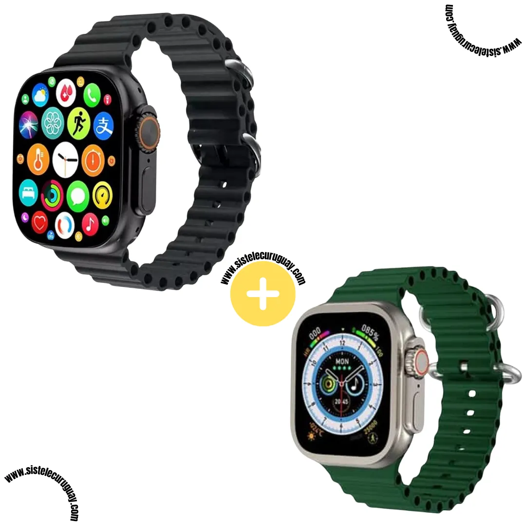 2 Smartwatch T900 Ultra 2 | Serie 9 con Llamadas, Salud, Música y Notificaciones Inteligentes