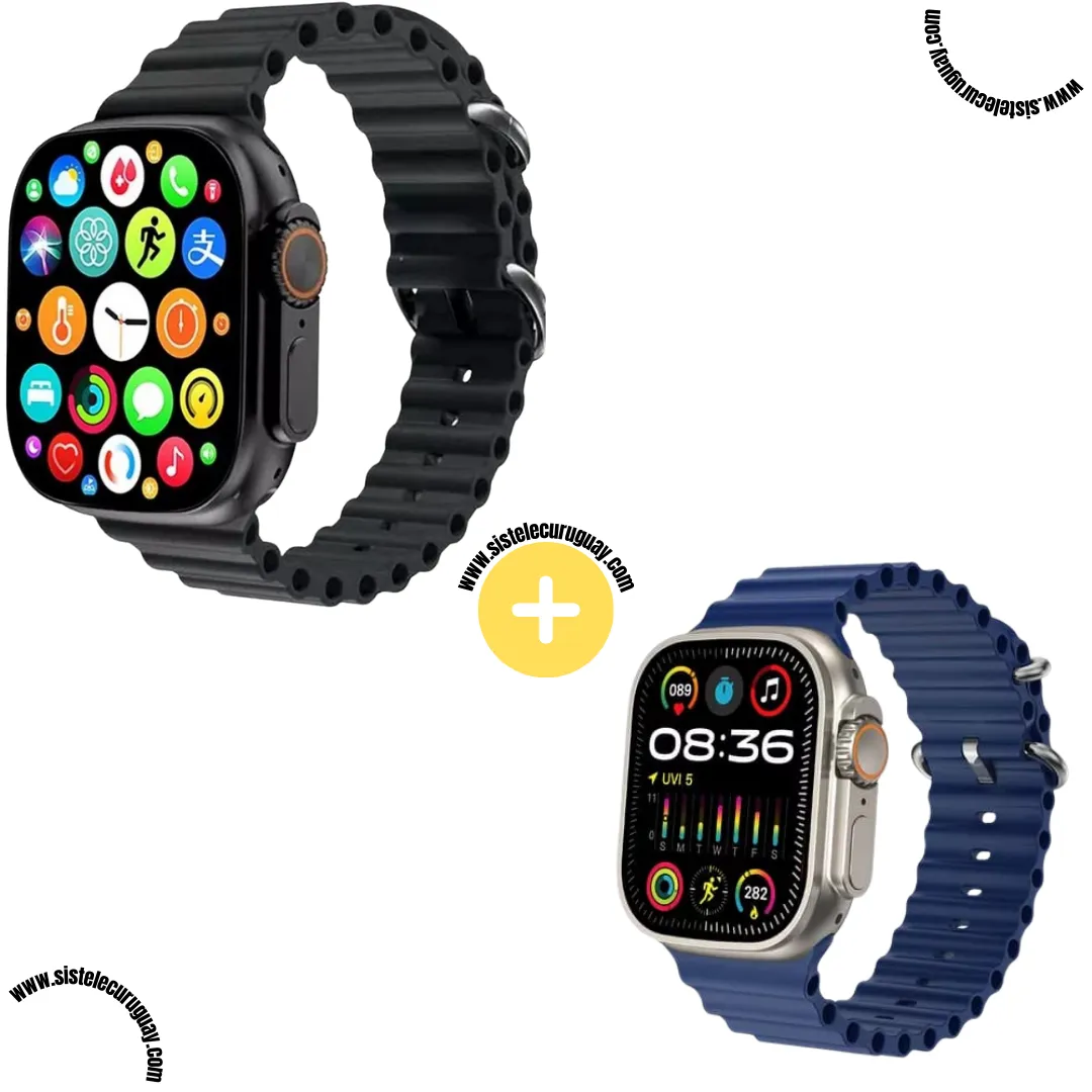 2 Smartwatch T900 Ultra 2 | Serie 9 con Llamadas, Salud, Música y Notificaciones Inteligentes