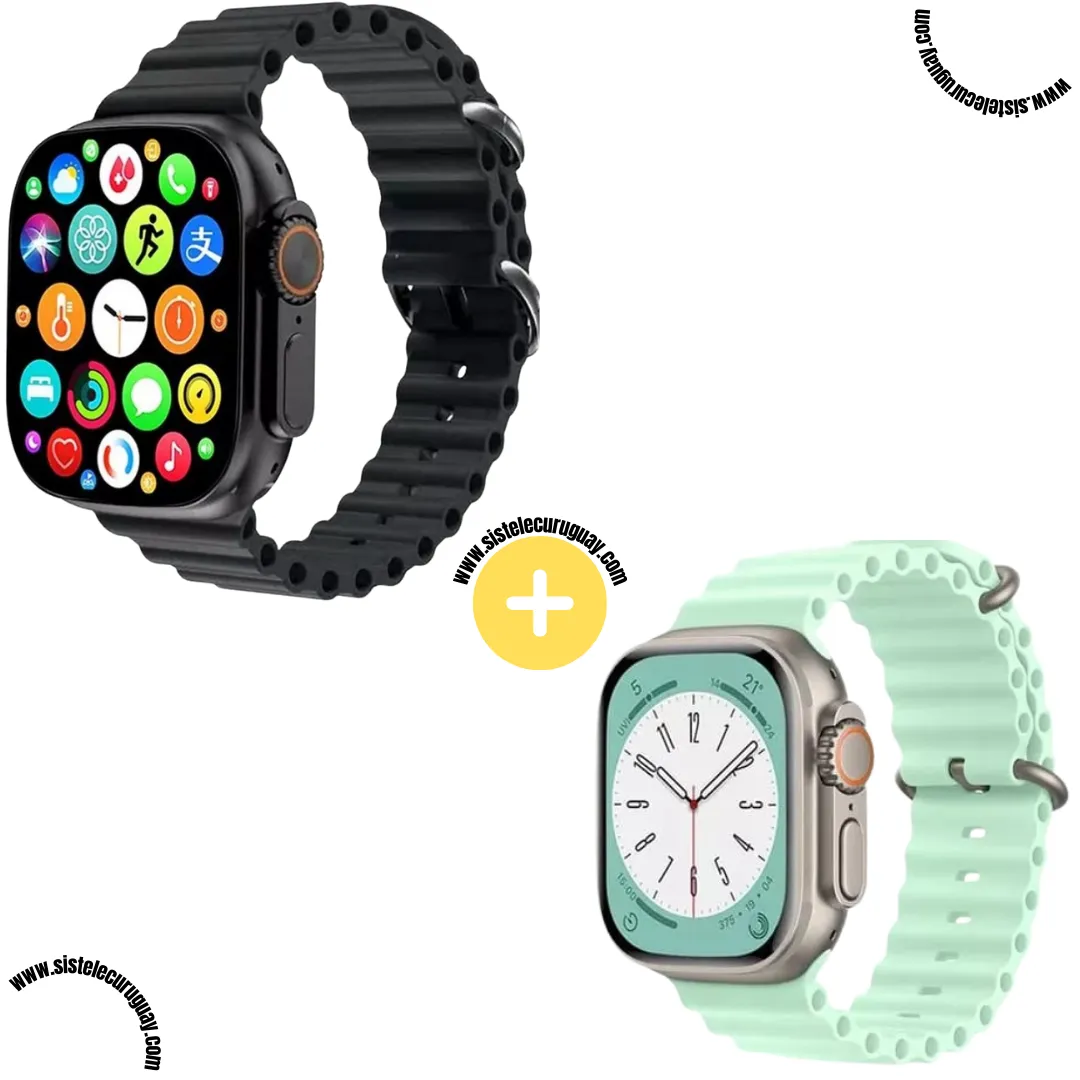 2 Smartwatch T900 Ultra 2 | Serie 9 con Llamadas, Salud, Música y Notificaciones Inteligentes