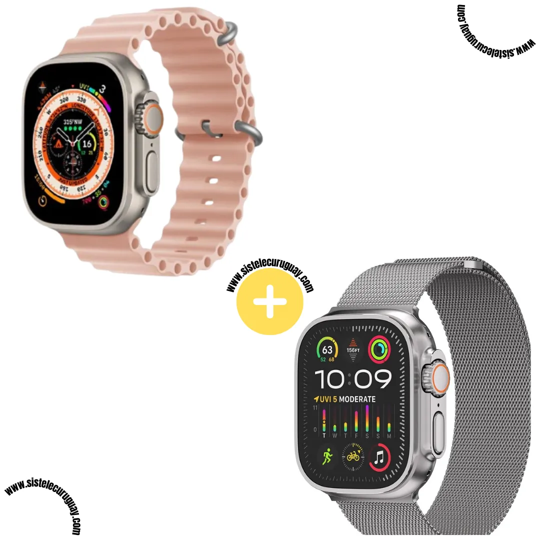 2 Smartwatch T900 Ultra 2 | Serie 9 con Llamadas, Salud, Música y Notificaciones Inteligentes