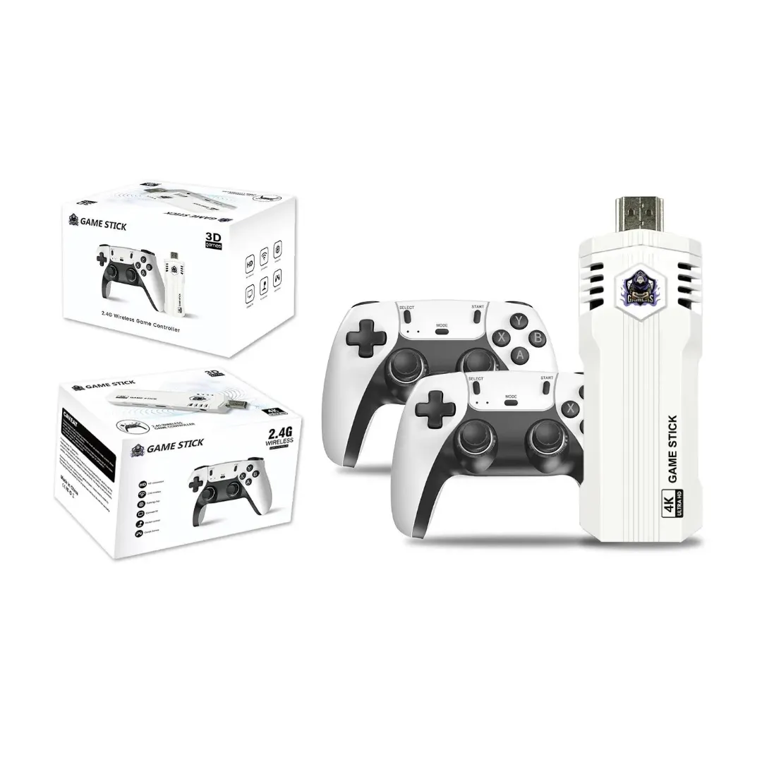 Game Stick X2 PLUS MAX – Consola Retro +55.000 Juegos | 40 Emuladores | 2 Mandos Inalámbricos