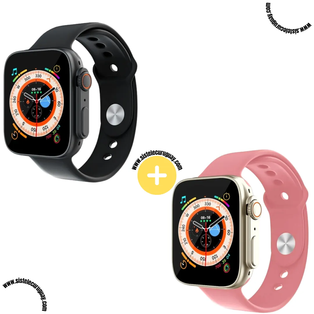 Pack x2 Smart Bracelet D20 Ultra con Monitor Cardíaco, Funciones Deportivas y Notificaciones | Compatible iOS y Android