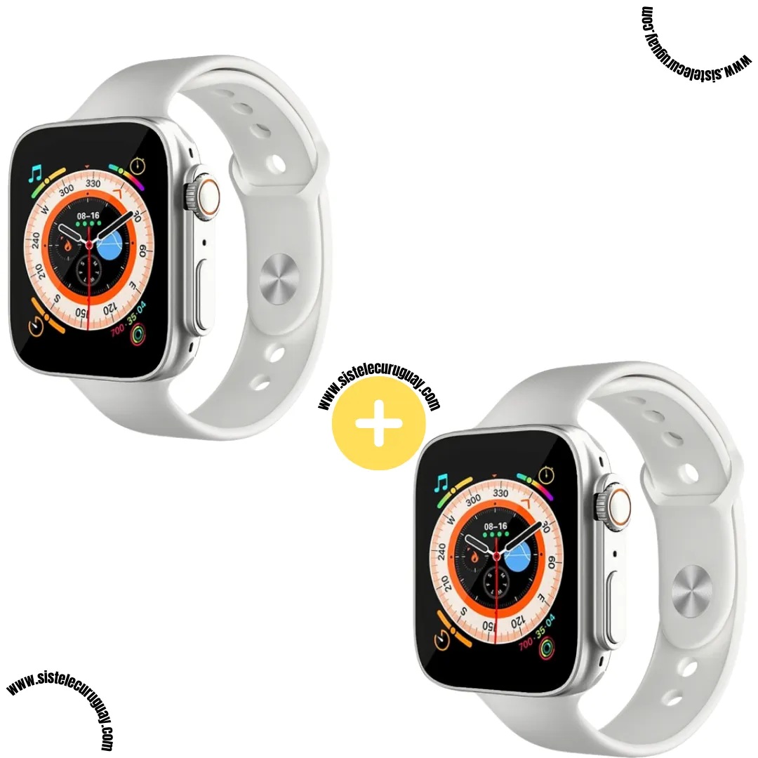 Pack x2 Smart Bracelet D20 Ultra con Monitor Cardíaco, Funciones Deportivas y Notificaciones | Compatible iOS y Android