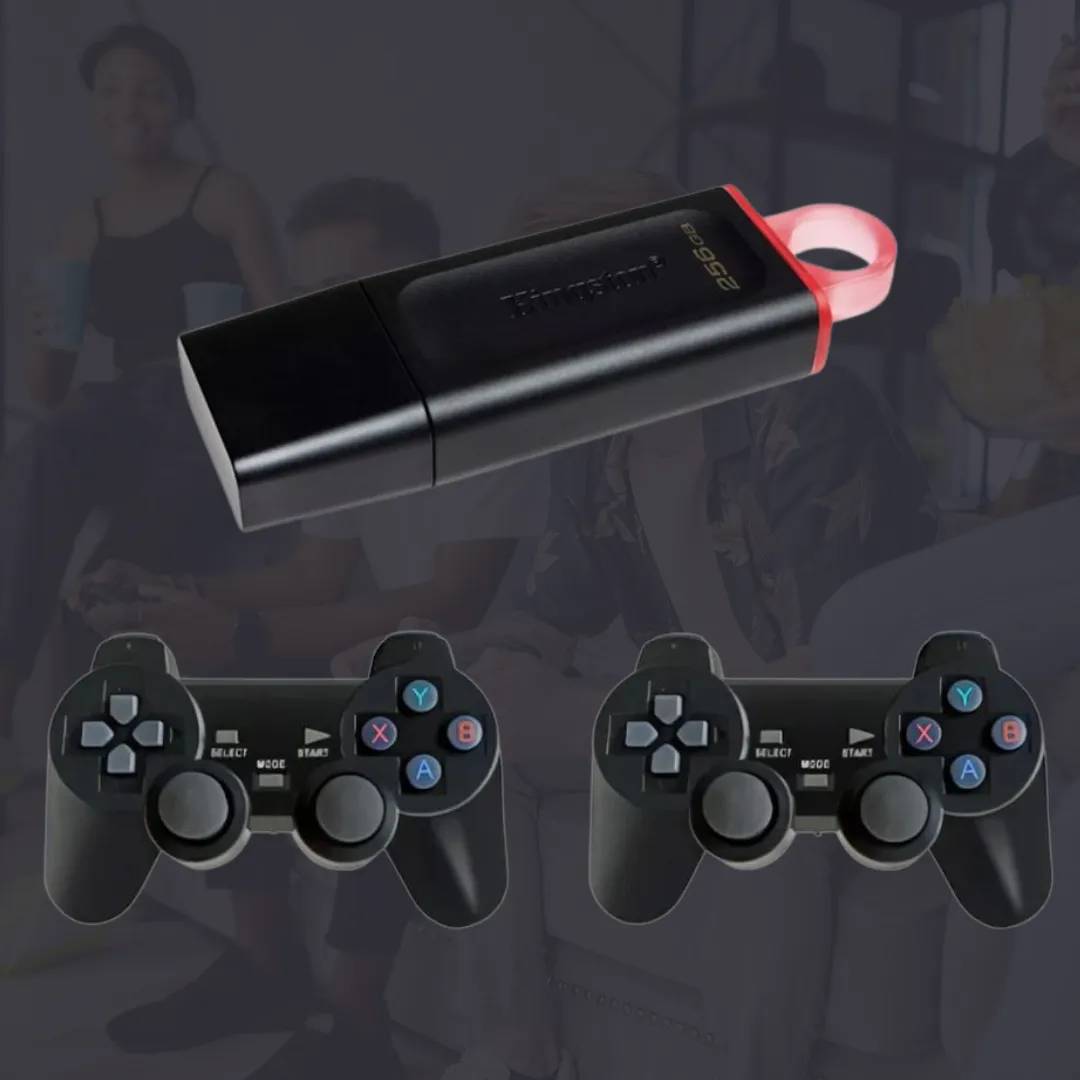 Pendrive Retro Gamer 256GB con +20.000 Juegos y Emulador PS2