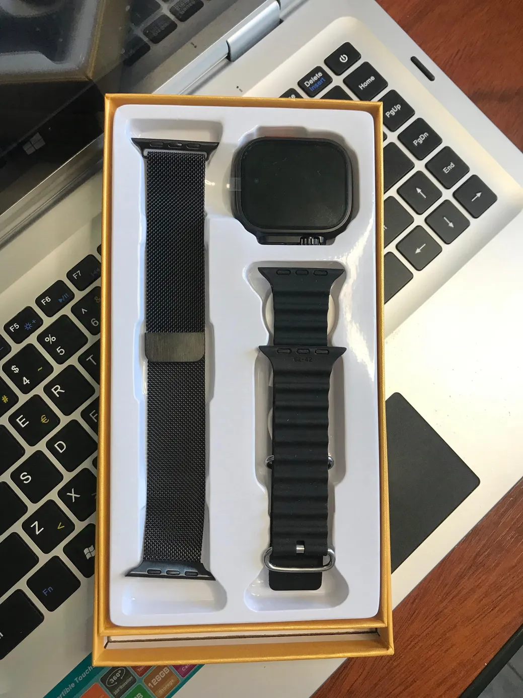 Smartwatch HK9 Ultra Max Serie 9 con Dos Mallas | Llamadas, Salud y Notificaciones Inteligentes