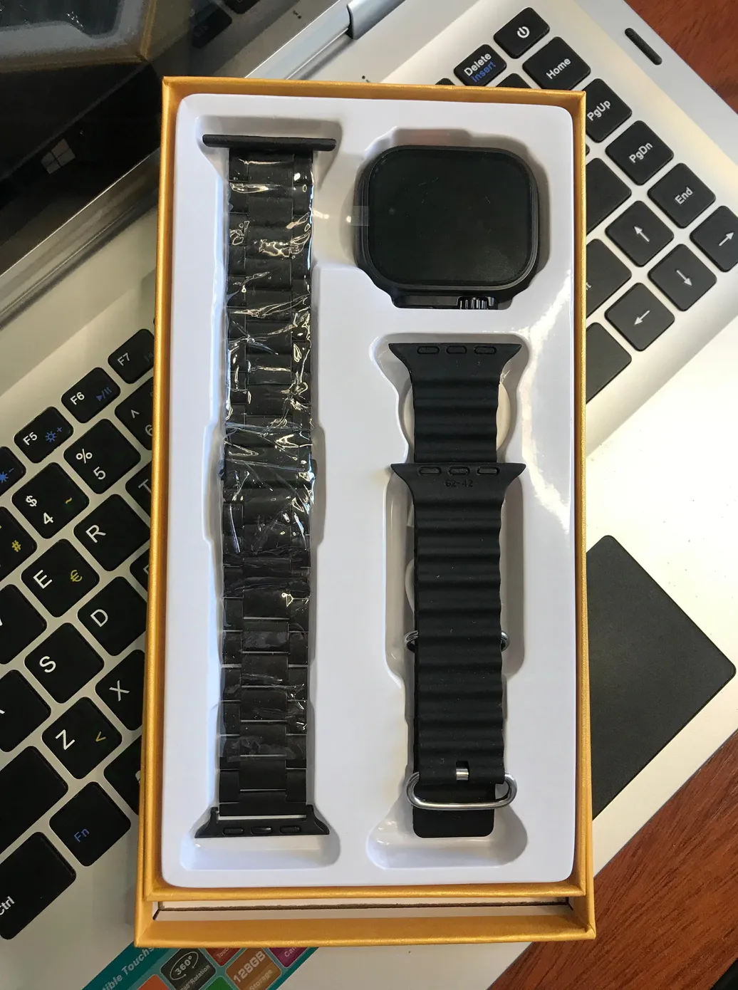 Smartwatch HK9 Ultra Max Serie 9 con Dos Mallas | Llamadas, Salud y Notificaciones Inteligentes