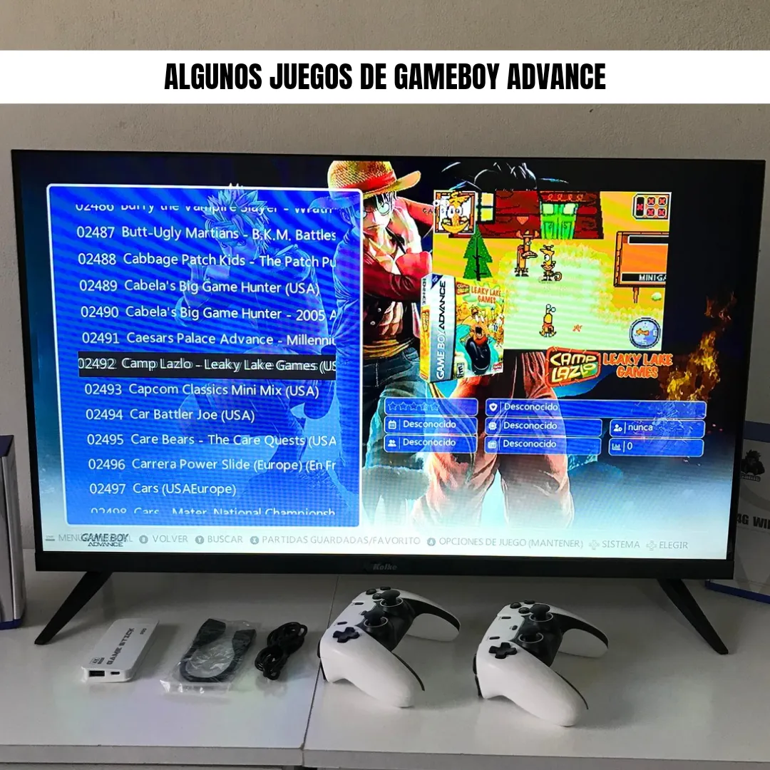 Game Stick M15 PRO – Consola de Videojuegos Retro +21.000 Juegos con Mandos Tipo PS5