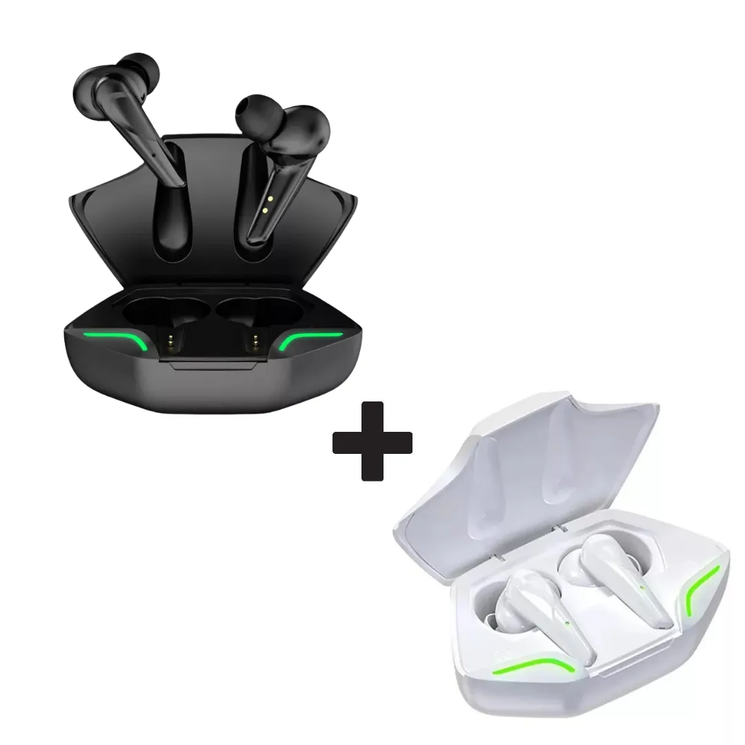 Auriculares Inalámbricos X15 PRO (Pack x2) con Bluetooth 5.0, Controles Táctiles y Caja de Carga | Ideales para Música y Juegos