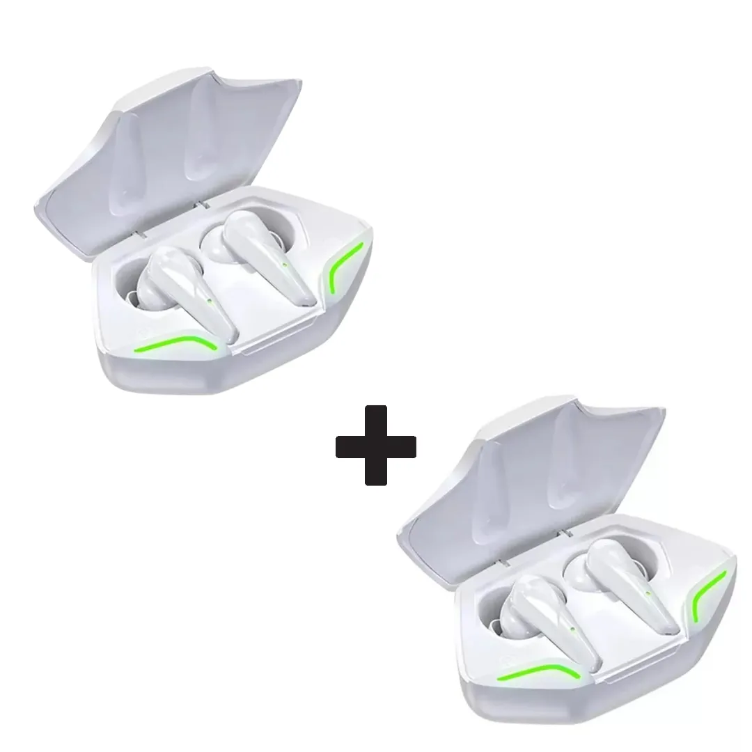 Auriculares Inalámbricos X15 PRO (Pack x2) con Bluetooth 5.0, Controles Táctiles y Caja de Carga | Ideales para Música y Juegos
