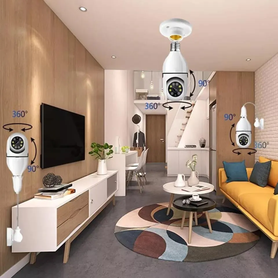 Camara E27 Ip Wifi 360