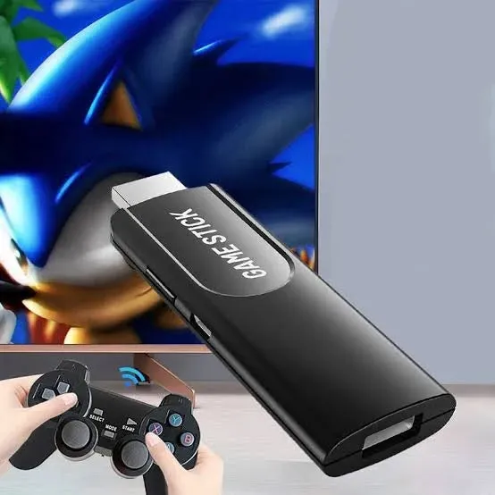 Game Stick GD10 – Consola Retro 4K con +48.000 Juegos Preinstalados y 40 Emuladores | Incluye 2 Joysticks Inalámbricos