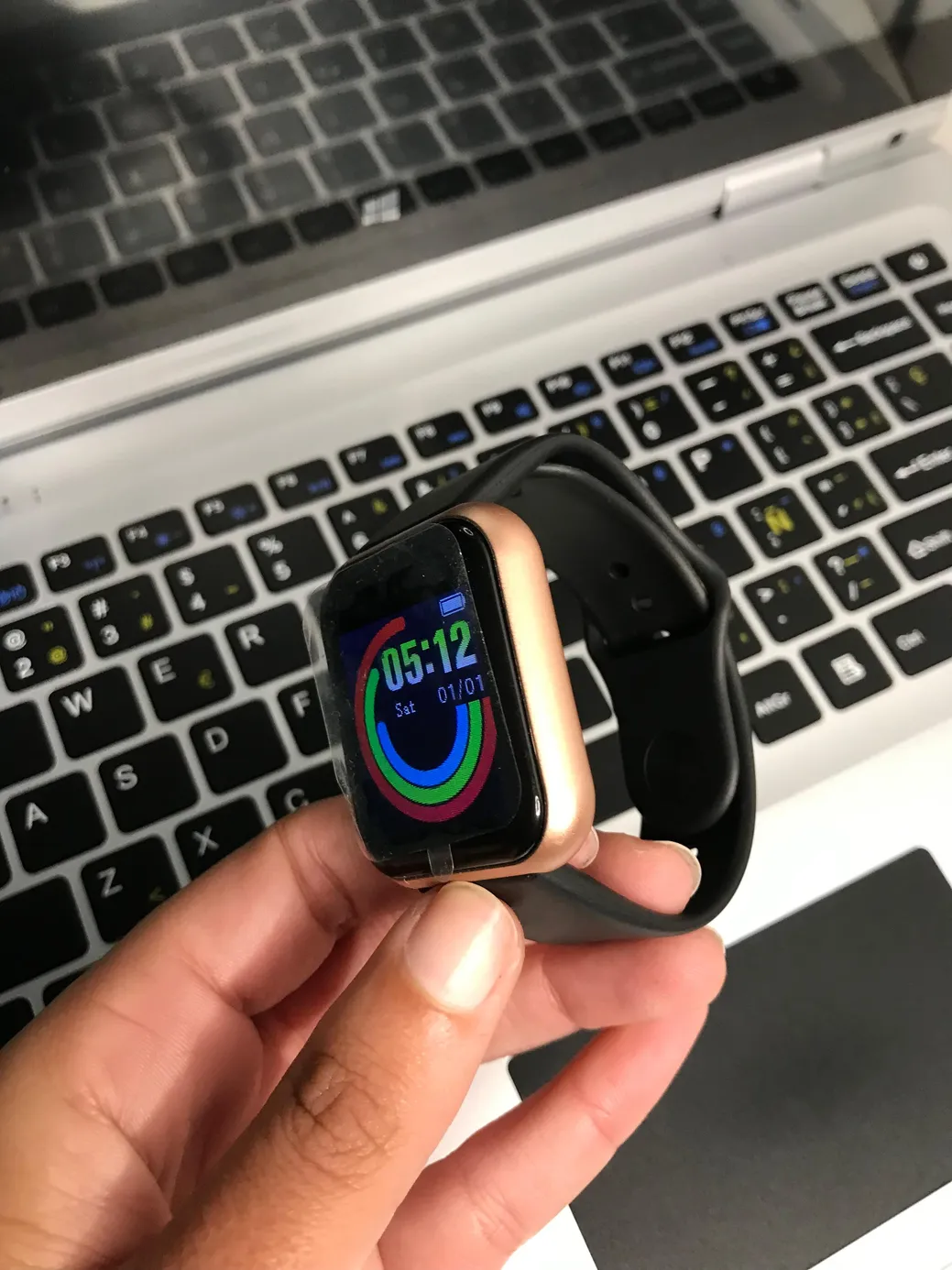 Smart Bracelet D20 PRO con Monitor Cardíaco, Presión Arterial y Control Deportivo | Compatible iOS y Android