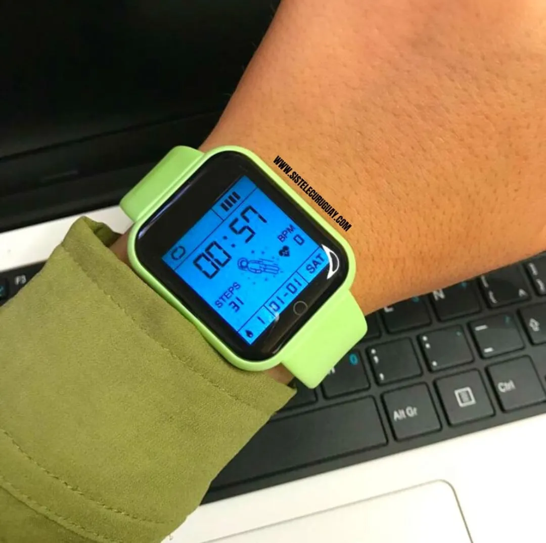 Smart Bracelet D20 PRO con Monitor Cardíaco, Presión Arterial y Control Deportivo | Compatible iOS y Android