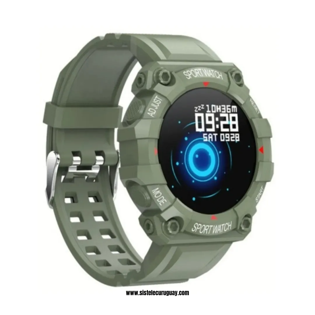 Smartwatch Sport Watch con Monitor Cardíaco, Presión Arterial y Control Deportivo | Compatible iOS y Android