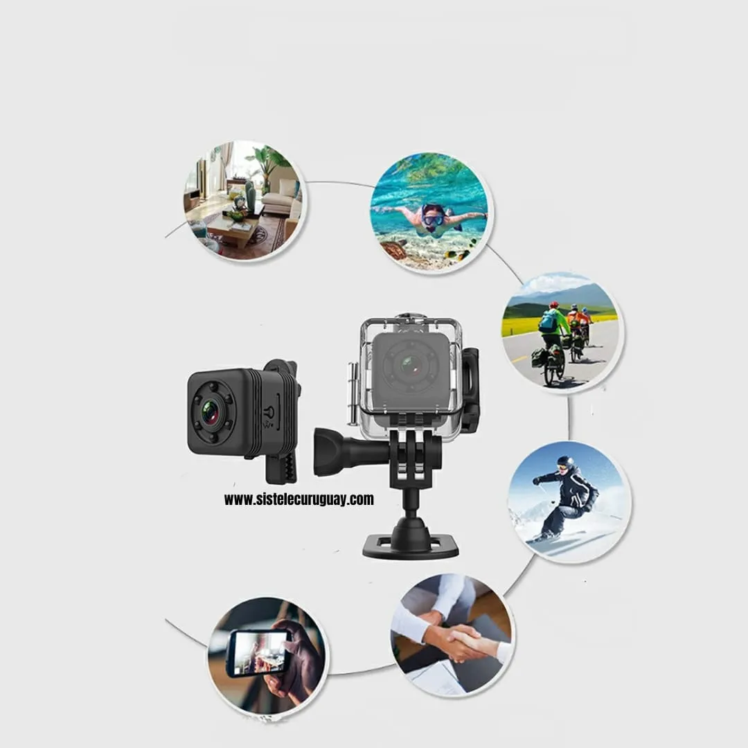 Mini Cámara Inalámbrica SQ13 WiFi Full HD 1080p – Sumergible con Visión Nocturna y Grabación en Bucle