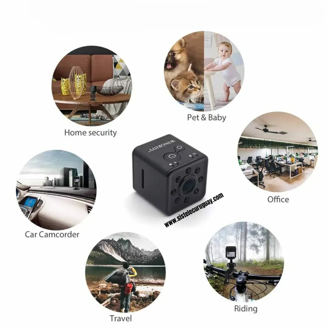 Mini Cámara Inalámbrica SQ13 WiFi Full HD 1080p – Sumergible con Visión Nocturna y Grabación en Bucle