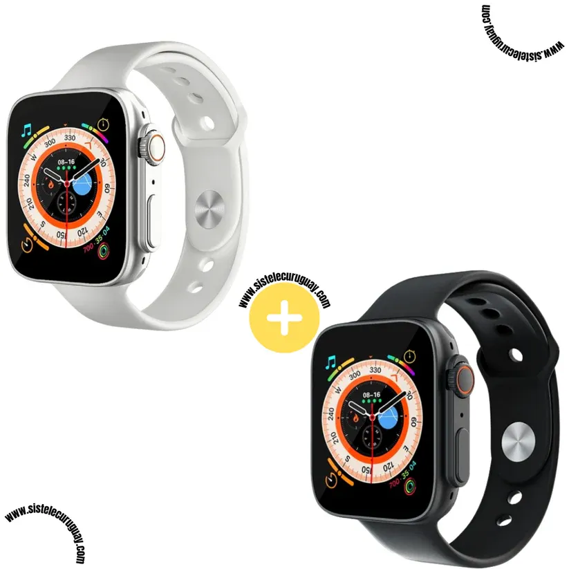 Pack x2 Smart Bracelet D20 Ultra con Monitor Cardíaco, Funciones Deportivas y Notificaciones | Compatible iOS y Android
